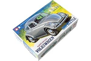 Tamiya TAM24136 300024136 Volkswagen Käfer 1300 1966 Automodell Bausatz 1:24 modellismo, argento, Mittel