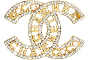 OLIWAN Perle Brosche mit Diamant Brosche Silber Gold Frauen SGroß Broschen Geschenk für Frauen