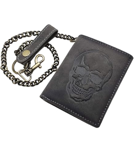 UOOOM Chaîne De Pantalon Hip Hop Punk - Portefeuille Et Porte-clés Avec Pendentif Corne De Bœuf