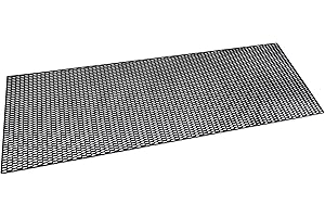 GOINGFAST Griglia da corsa universale ABS nero, 120 x 40 cm