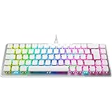 Roccat Vulcan II Mini – Clavier de Jeu Optique 65% avec éclairage RGB Personnalisable (FR Layout), Câble Amovible, Plaque en