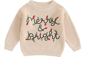 LSFYSZD Toddler Baby Girls Boys Halloween Pumpkin Sweaters Long Sleeve Crew Neck Winter Warm Knitwear Pullover Jumpers Top