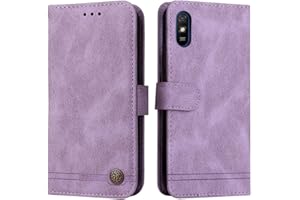 SEAHAI Cuero Funda para Xiaomi Redmi 9AT / Redmi 9A Billetera Estuche, Carcasa con Tarjetero/Cierre Magnético/Suporte/Bloqueo RFID, Ultradelgado Cartera Flip Cover Case - Púrpura