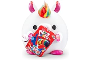 Snackles groß Richard, Einhorn (Froot Loops) von ZURU, 35 cm großen Plüschtier (Einhorn)