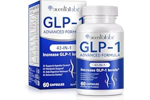 HUNELAER GLP-1 Supplement Weight Loss, GLP-1 Supplement Probiotic for Women & Men, Appetite Suppressant for Weight Loss, Supports Appetite Control, Gut Health, Aids Digestive Wellness