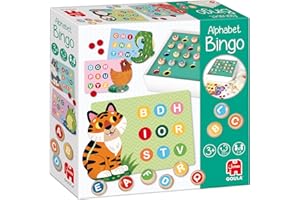 Goula - Bingo Letras, Juego de Mesa Educativo para niños, +2 años +2 Jugadores