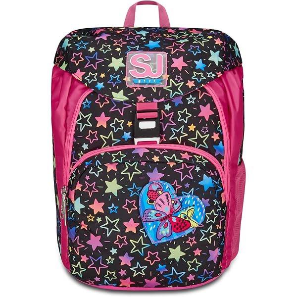 Trousse Scolaire 3 Fermetures éclair - Rose - Avec 44 Fournitures : Stylos, Feutres, Crayons, Ciseaux… - Parfaite école Primaire - 9