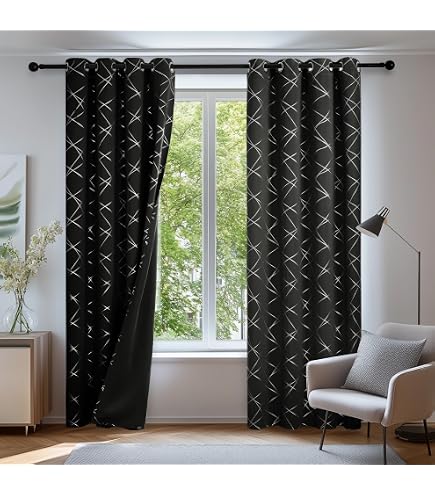 MIULEE Sheer Vorhang Voile Farbverlauf Dekoschal Vorhänge Mit Ösen Transparent Gardine 2