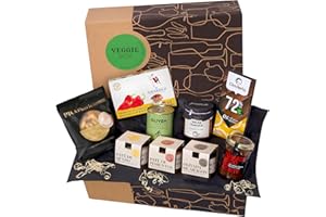 Feinkost-Präsentkorb Veggie-Box | Exquisite Auswahl an vegetarischen Tapas-Klassikern aus Spanien | Geschenkfertig verpackt von jamon.de
