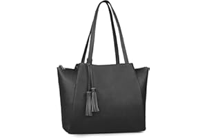 befen Sac à Main en Cuir Véritable Femme Sacoche pour Ordinateur Portable 14 Pouces, Sac Cabas Fourre-tout en Cuir pour le Travail, le Bureau et l'école