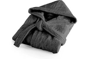 Bassetti, Accappatoio, Spugna 100% Cotone Pettinato, 360gsm, 58 cm x 60 cm, Taglia XXL, Tinta Unita, ARDESIA