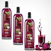 Hanzade Bitkisel Pancar Kvass Fermente Kırmızı Pancar İ&ccedil;eren K&uuml;r 1 Litre x 3 Adet Cam Şişe