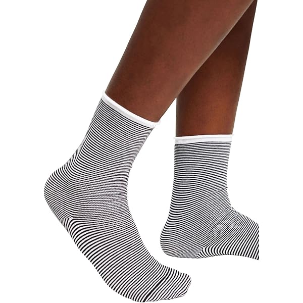 Calzini Donna ESPRIT 2 Paia - Cotone Biologico Con Motivo Punti - Foto 7