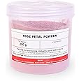 BRM Herbals Rose Petal Powder - 200 Grams For Facemask, Scrub, DIY Beauty Products, Make Up, Cosmetics, Soap Making & Personal Care For Face, Hair, Body
