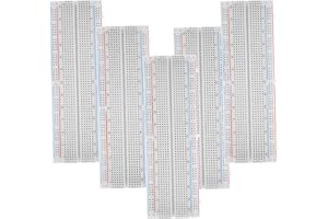 VoltMate 5 X Breadboard MB-102 | Steckbrett mit 830 Kontakten | Kompatibel mit Arduino