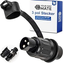 COBO TYP DOPPEL 3 Pin Stecker Steckschlüssel Adapter für Traktor Amazon