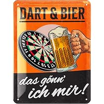 Retro Blechschild "Reicht Mir Meine Darts" – 20x30cm, Metall, Vintage-Design, Witziger Spruch Für Bar & Dekoration