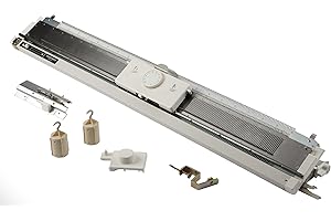 SILVER VISCOUNT Silver-Reed SRP60N-Doppelbett für SK-280 + SK-840, Kunstoff, Weiß