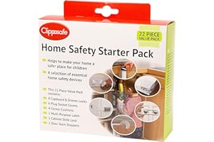 Clippasafe Home Safety Starter Pack, 22-Piece