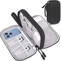 Sac Organisateur Câbles électroniques - Double Couche Pour Powerbank, Chargeurs, Câbles - 11