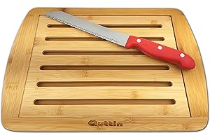 Quttin Tabla Panera con cuchillo pan incluido.