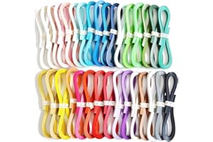 JUYA Quilling-Streifen-Set von TANT Paper, 32 Farben, 1280 Streifen, 39 cm Länge, 116 GSM (Breite 1,5 mm)