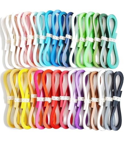 500 Strisce Per Quilling – Larghezza 3 Mm, Lunghezza 30 Cm, Carta 90 G/m², Multicolore - 4