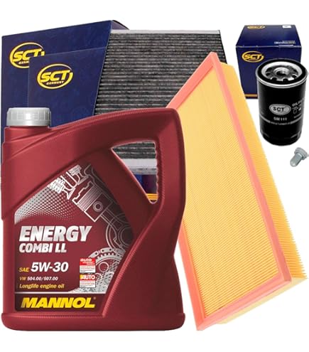 Inspektionspaket + 5W30 Öl Für Mercedes A/B Klasse W169 W245 - Komplettes Wartungsset