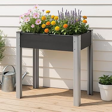 Habau tuintafel met verzinkt werkblad kopen? | Korting tot 35