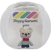 Happy Yarn Gurumi Amigurumi &Ouml;rg&uuml; İpi 50gr 130m &Ouml;rg&uuml; İpi (Beyaz)