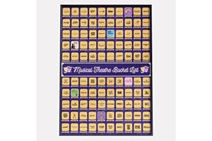 Stage Insider 100 Musical Theatre Shows Scratch Off Poster: Gift for Musical Theatre Fans & Broadway Lovers - A2 (42x59cm)