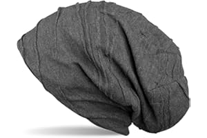 styleBREAKER Beanie Mütze mit Falten Muster, Slouch Longbeanie, Unisex 04024053