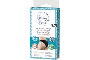 INTIMY CARE - Culotte menstruelle Taille M - Débit abondant - 95% Coton Écologique - Lavable et Réutilisable