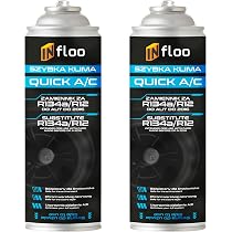 Kit De Recharge Climatisation Auto INfloo Quick A/C 3-en-1 - Gaz R134a + Huile + Scellant, Avec Manomètre - Pour Véhicules Jusqu'à 2016 - 8