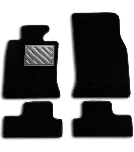 Gledring Rubberen Vloermatten – Compatibel Met BMW Mini One/Cooper/S/D R56 (2006-2014) – T-profiel – 4-delig – Met Montageclips – Antislip
