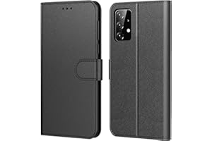 Tenphone Coque pour Samsung Galaxy A23 5G, Coque Samsung M23 5G, Etui Protection Housse Premium en Cuir PU, [Emplacements Cartes], Pochette Flip Case Compatible avec Samsung A23/M23 Book (Noir)