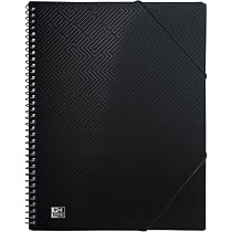 Classeur De Présentation Veloflex Diamond - 24 Pochettes Transparentes A4 - Dossier Portfolio Souple Noir