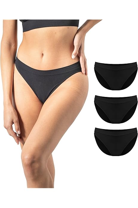 Slip Donna In Microfibra Senza Cuciture - Multipack Da 3, Colorati, Morbidi, Traspiranti - Made In Italy - Foto 2