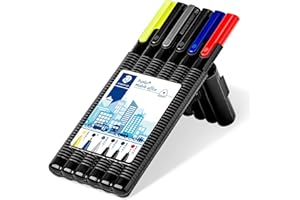 Staedtler Triplus Multi Set -Set Cancelleria con Pratica Box, Include 2 Penne Gel, 1 Evidenziatore, 1 Portamine, 1 Penna a Sfera e 1 Penna Roller per Cancelleria Scuola Università Ufficio e Cartoleria