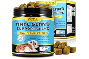 GMOLARSUSCO High-Fibre Digestive Support Chews for Dogs, Pumpkin & Natural Fibre Blend Supplement for Everyday Gut Wellness, Regularity & Stool Quality, Gentle Daily Chew Treats, 300g