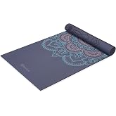 Gaiam Yoga Matı, Premium 6 mm Baskılı Ters &Ccedil;evrilebilir, Kaymaz Egzersiz ve Fitness Matı, T&uuml;m Yoga, Pilates ve Yer Egzersizle