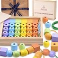 Jaques of London Toddler Threading Beads | Quality Wooden Toys for 3 4 ...