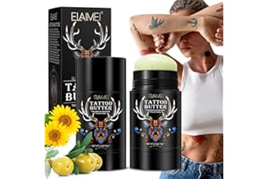 SDJUFEI NUEDSFXO Tattoo Aftercare Butter Balm, Tattoo Cream Aftercare, Old & New Tattoo Healing Brightener for Color Enhance, Natural Organic Moisturizer Tattoo Balm (2 pack), 80g
