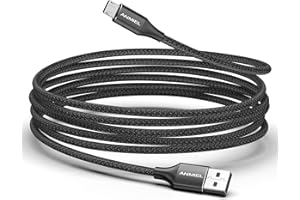 ANMIEL Ultralekki kabel micro USB 5 m, kabel do szybkiego ładowania Android, pleciony kabel USB do ładowania, odpowiedni do Samsung Galaxy S6/S7, Xbox One S/X, PS4/PS4 Pro/PS4 Slim Controller, Nexus,