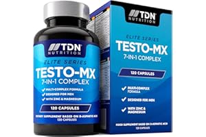 ‎THERMODRONE Test Booster für Männer - Testosteron - Xl 60 Tage Vorrat - Trägt zu einem normalen Testosteronspiegel & Muskelaufbau bei - Zink & Magnesium Booster - Elite-Grade Male Supplement