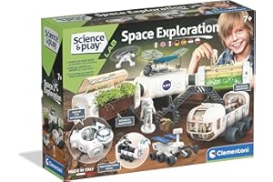 Clementoni - Science & Play-NASA Space Exploration-7 lat gry naukowej (Włoski, Angielski, Francuski, Niemiecki, Hiszpański, Holenderski I Polski), Made in Italy, Wielobarwny, 19312
