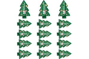 ‎GIFTOTA Giftota 15pcs Weihnachtsgeschenke - Lustige Weihnachtsbaum Deko für Kollegen Mitschüler Familie - Hülle Filz Duplo Weihnachten Geschenk Verpackung, Ohne Schokolade
