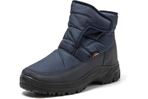 JOMIX Męskie buty zimowe wodoodporne ciepłe futrzane botki