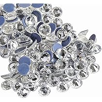 Strass Preciosa Wave: retro piatto Hotfix per incollaggio, cristalli di vetro ceco, Preciosa originali - Italia