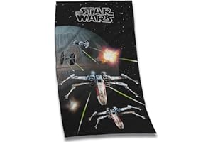 Tex Idea Star Wars Todesstern Yoka Luke Lea Badetuch Sauna Handtuch 75 x 150 cm NEU Wow - All-In-One-Outlet-24 -